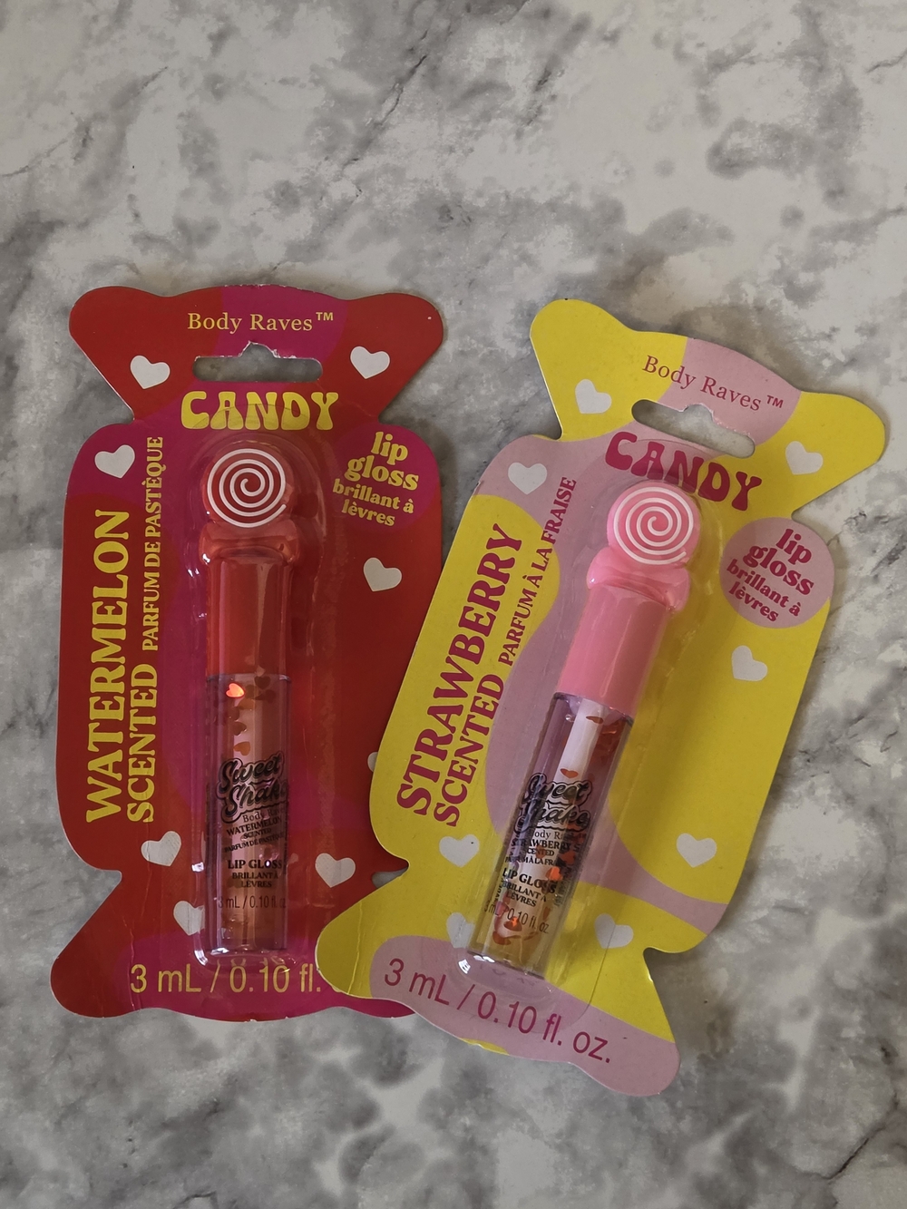 Candy Lip Gloss Duo – Watermelon Red & Strawberry Pink